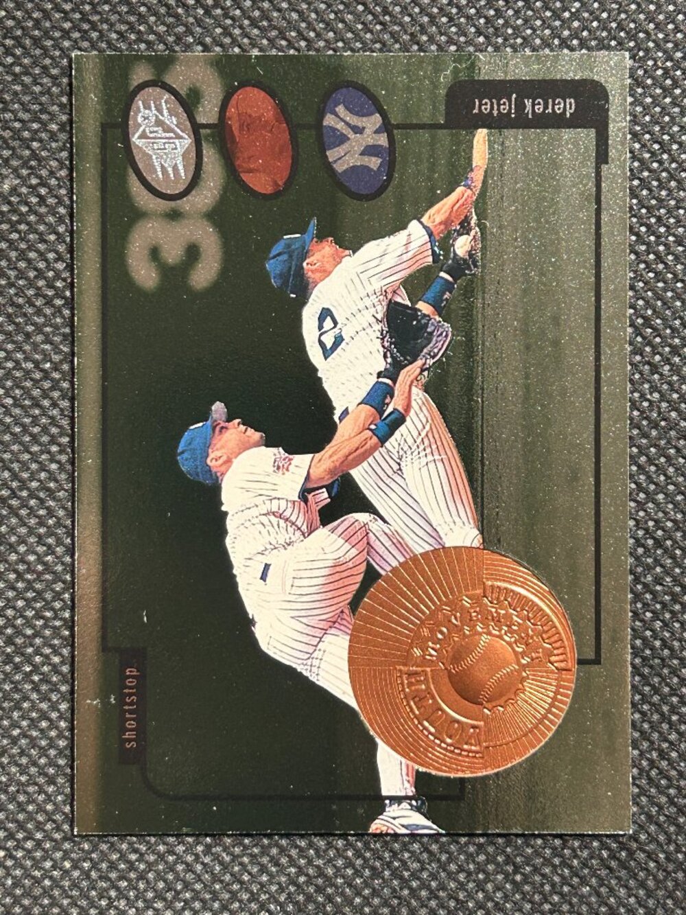 1998 Upper Deck SPx Finite #30 Derek Jeter #/5000 SP New York Yankees HOF